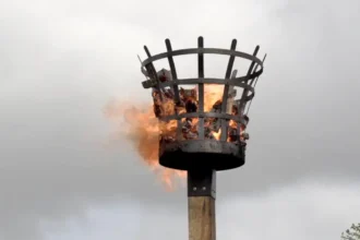 Hailsham’s civic beacon lit for the first time at Prom in the Park - ©Hailsham Newspaper