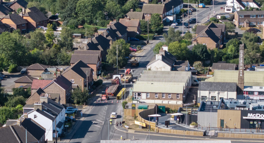 Gas works closure in place on South Road in Hailsham - Hailsham News