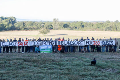 Hellingly villagers protest against plans for 280 homes - Hailsham Newspaper