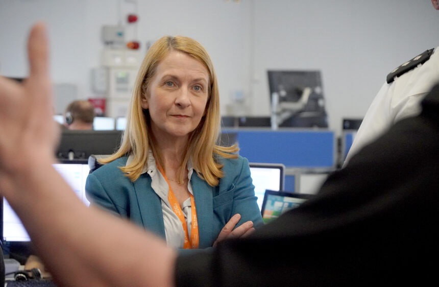 Katy Bourne in Control Room