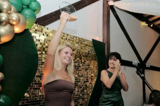 MissionFit receiving Overall Business Award
