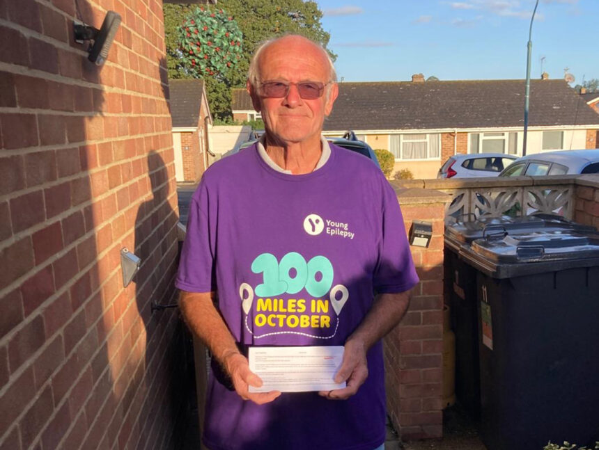 79-year-old fundraiser takes on 200-mile challenge for Young Epilepsy - Hailsham Newspaper