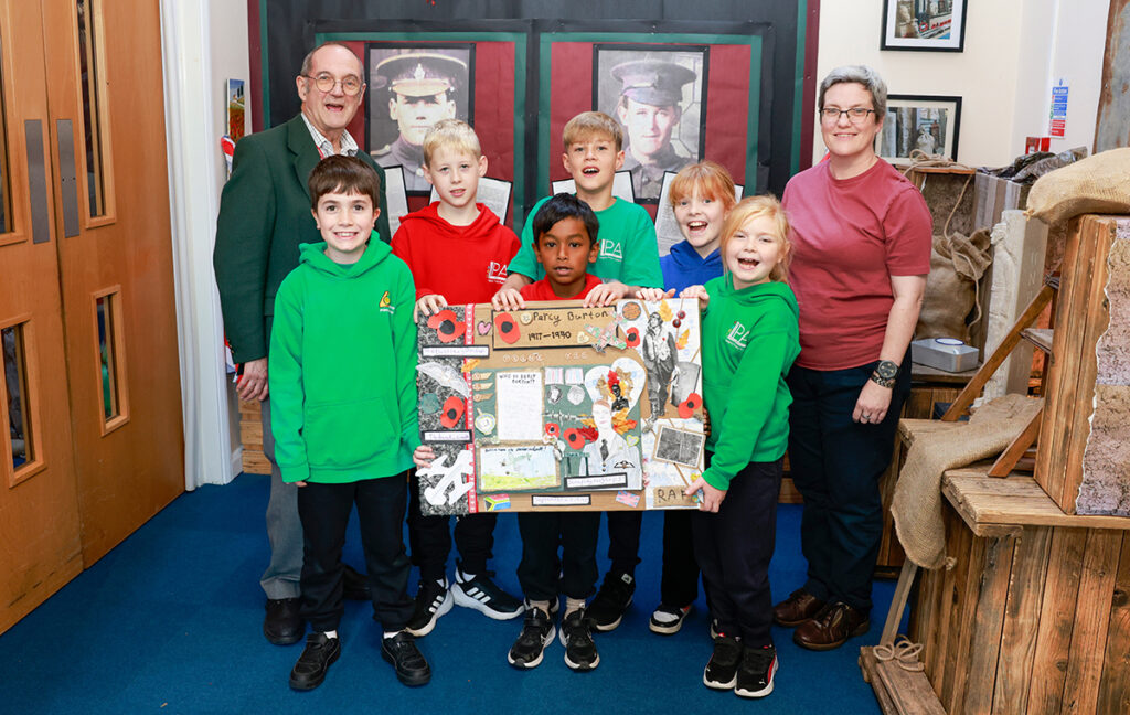 Langney school pupils honour local war hero with mural - Hailsham Newspaper