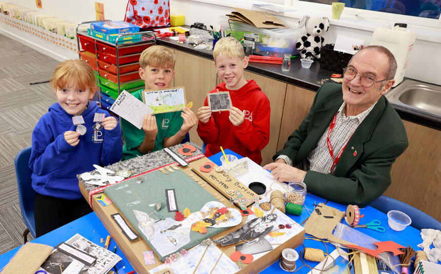 Langney school pupils honour local war hero with mural - Hailsham Newspaper